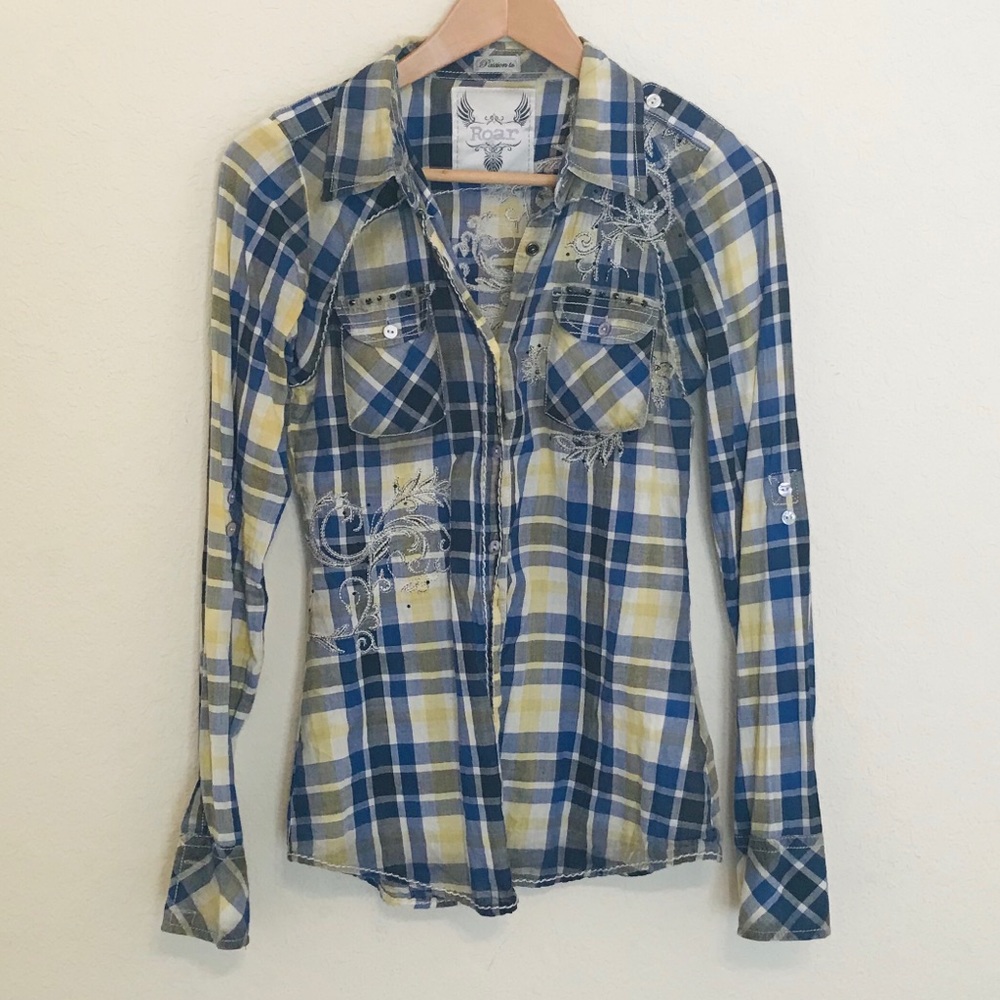 ROAR button down shirt